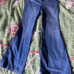 Spanx Blue Bell Bottom Flare Jeans Size XL EX